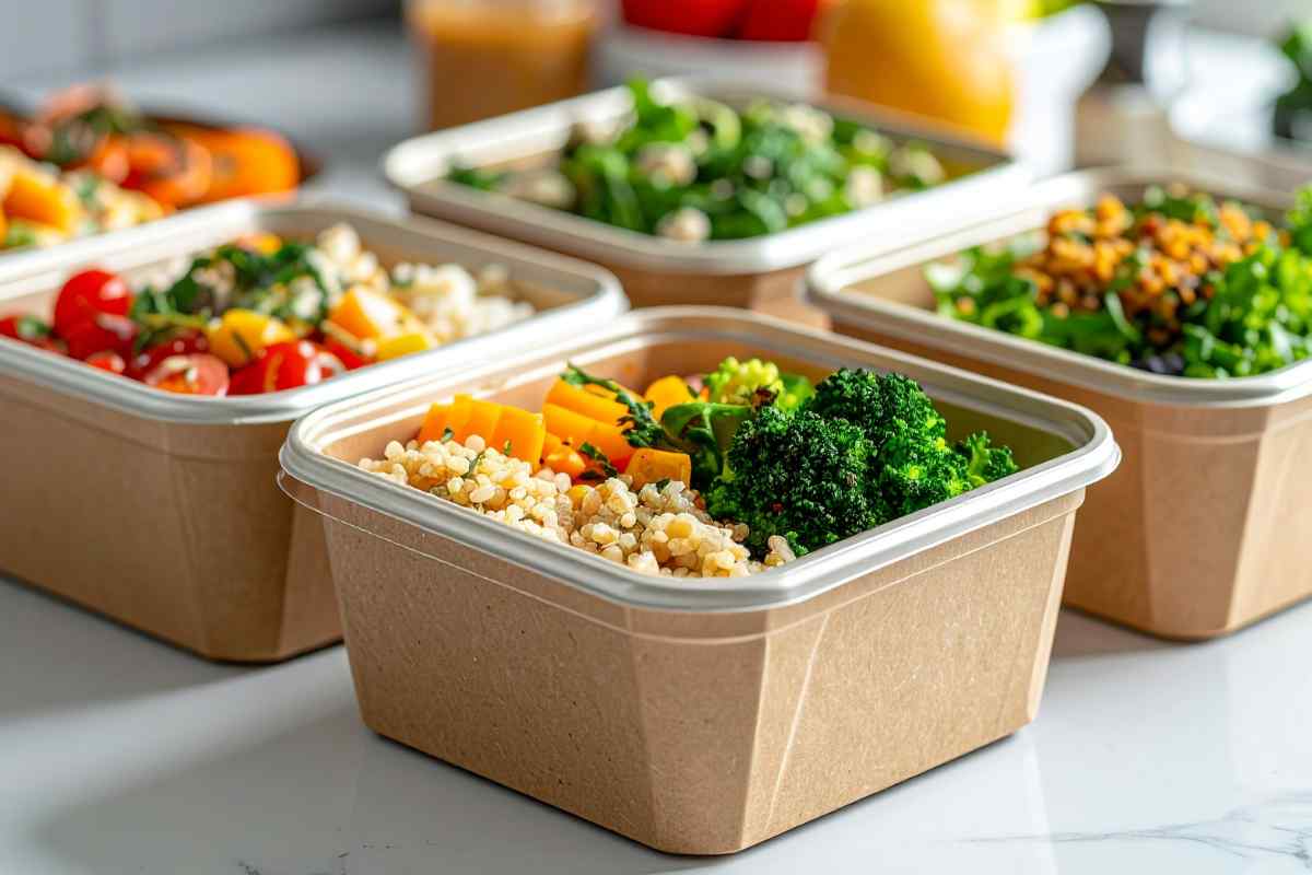 cibo contenitori carta